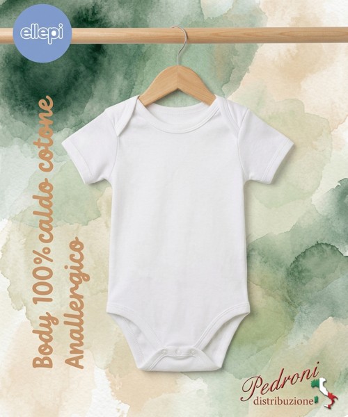 Body COTONE INTERLOCK FELPATO neonato/a M/M...