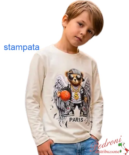 Maglia bambino URCHIN BY1319 BEIGE 4/12 anni