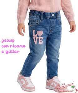 Pantalone jeans neonata LOLLITOP N7083 12/36 mesi