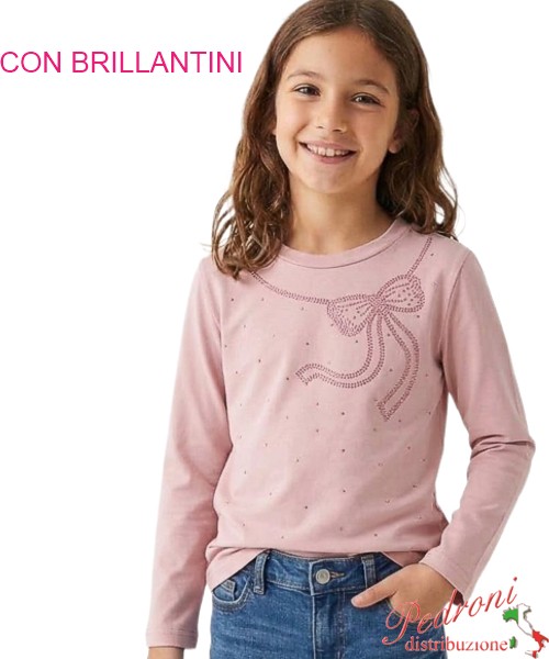 Maglia bambina PINK GIRL QZ202604 CLIVIA 4/12 anni