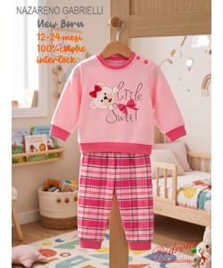 * NAZARENO GABRIELLI * Pigiama Neonata NG-2350/12 BUBBLE tg.12/24 mesi