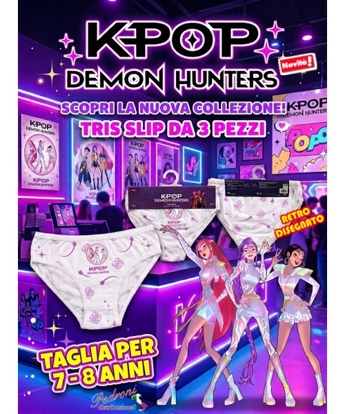 * K-POP DEMON HUNTERS * Slip bambina 100%...