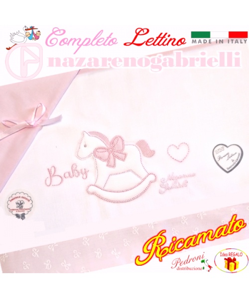 NAZARENO Completo LETTINO ricamato NG 101.33...