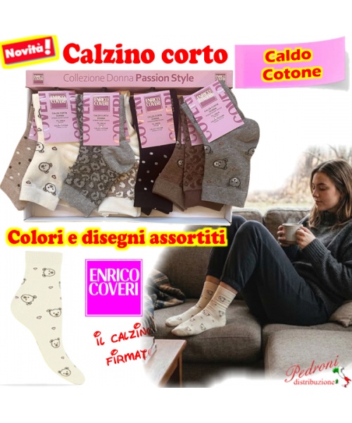 COVERI Calza CORTA ragazza CALDO COTONE...