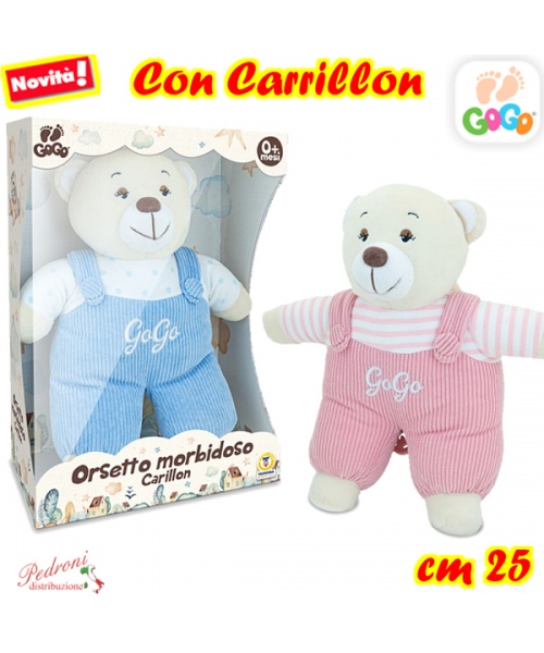 *LINEA GOGO*CARILLON ORSETTO MORBIDOSO 39633...