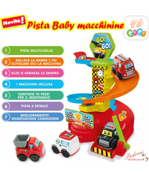 *LINEA GOGO* PISTA BABY MACCHININE 81109 (+18...