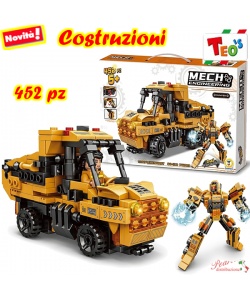 *TEO'S* COSTRUZIONI TRANSFORMER BULLDOZER 80953 (+5 anni)