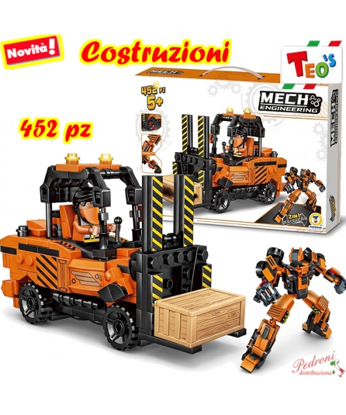 *TEO'S* COSTRUZIONI TRANSFORMER MULETTO 80953...