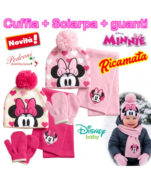 *BABY DISNEY* MINNIE SET da 3 PEZZI Tg.48-50...