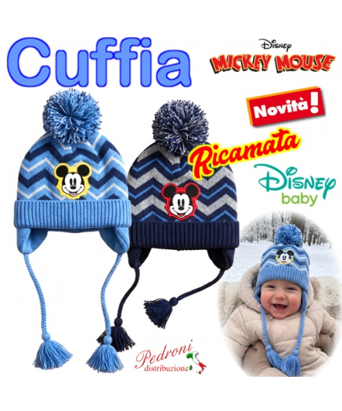 *BABY DISNEY* MICKEY Cuffia PARAORECCHIE...