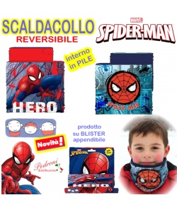SPIDER-MAN scaldacollo MULTIUSO reversibile MV4017 in 2 colori