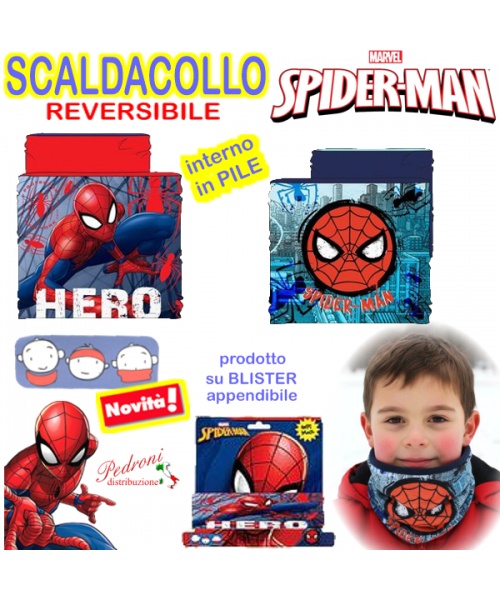 SPIDER-MAN scaldacollo MULTIUSO reversibile...