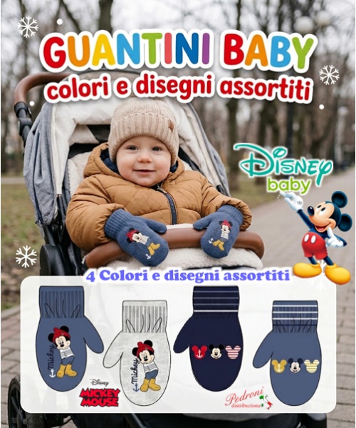 *DISNEY* MICKEY Guanto MANOPOLA Disegnato...