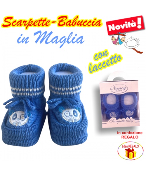 *NOVITA'* Babbuccia baby IN MAGLIA art.1708...