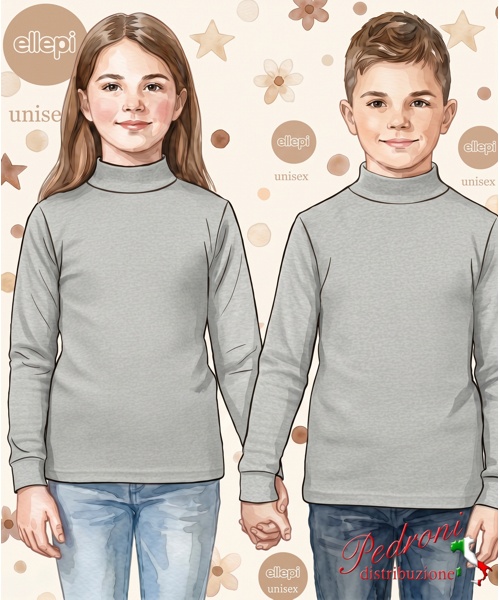 ELLEPI Maglia lupetto m/l bambino/a CE7596...
