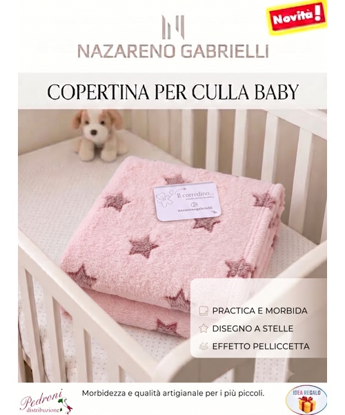 Copertina CULLA in PILE disegnata " STELLE "...