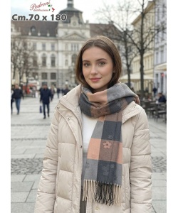 * NOVITA' * SCIARPA INVERNALE WJ-902 cm.70x180 COLOR1