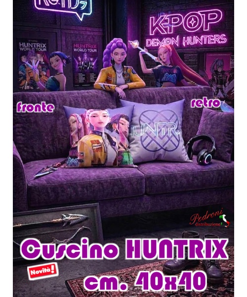 K-POP DEMON HUNTERS - HUNTRIX Cuscino...