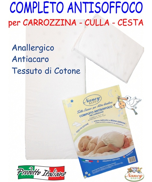 COMPLETO ANTISOFFOCO Culla - Carrozzina art.1102
