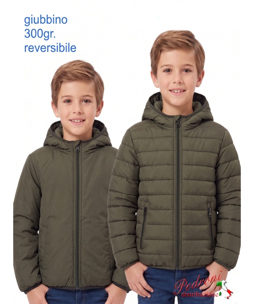 Giubbino bambino URCHIN YC3340 BOSCO 4/12 anni