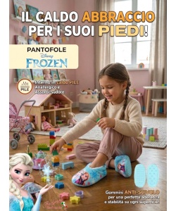 * Novità FROZEN * PANTOFOLA bambina FR6129 Tg.23/34 - 2/8 Anni