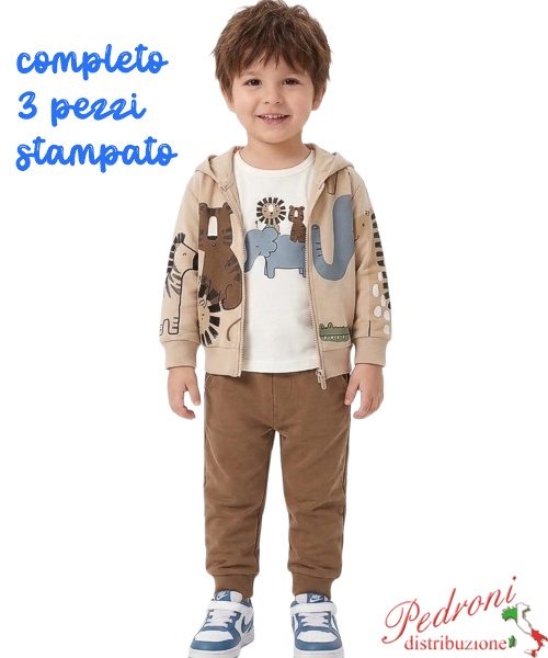 Tuta neonato MG KIDS FM1444 BEIGE/nocciola...