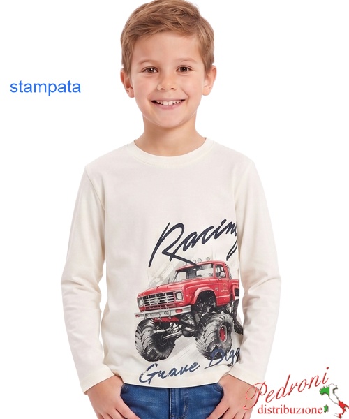 Maglia bambino MR JEK ZY523 PANNA 4/12 anni