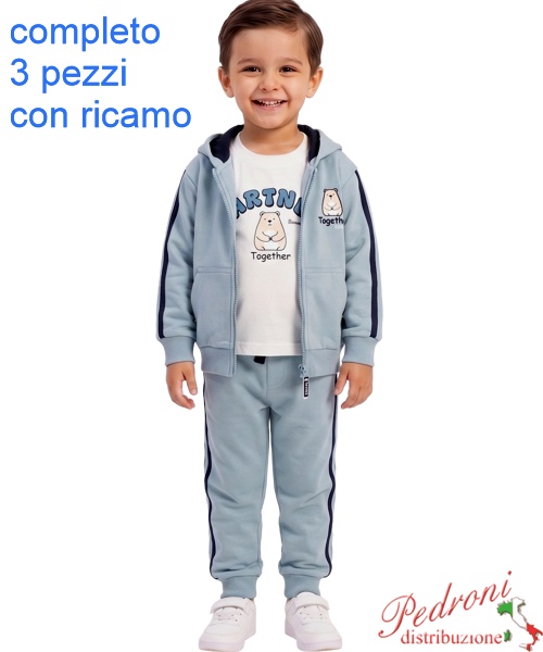 Tuta bambino B+B RM8220 SKY 1/5 anni