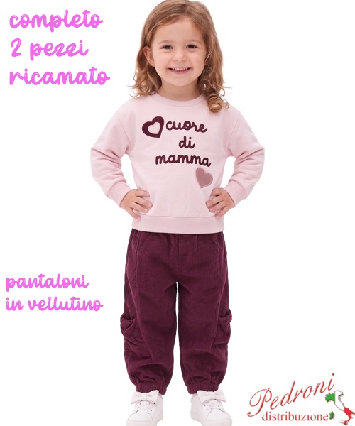 Completo neonata LOLLITOP BE768 CLIVIA/prugna...