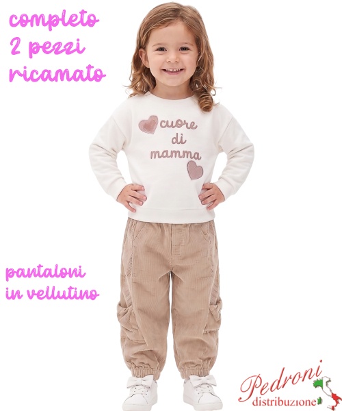 Completo neonata LOLLITOP BE768 LATTE/beige...