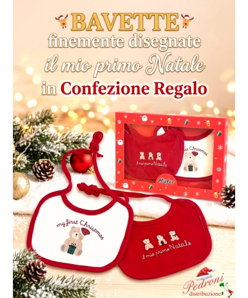 *NATALE* CONFEZIONE REGALO contenente 2 Bavette...