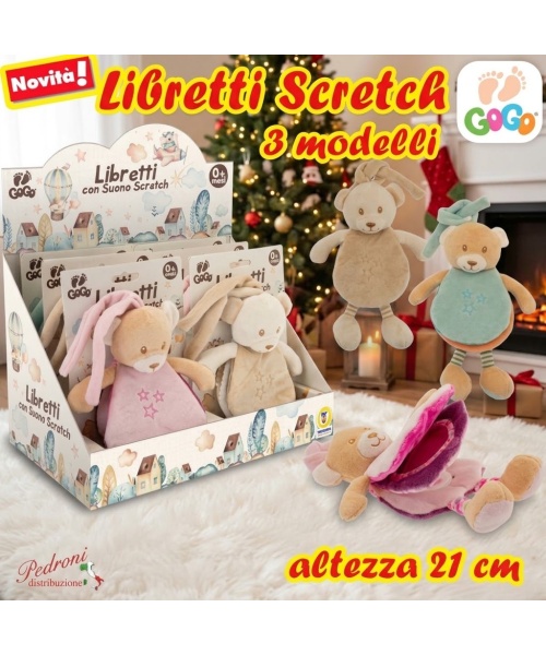 *LINEA GOGO*ESPOSITORE LIBRETTI SCRETCH 3 ASS...