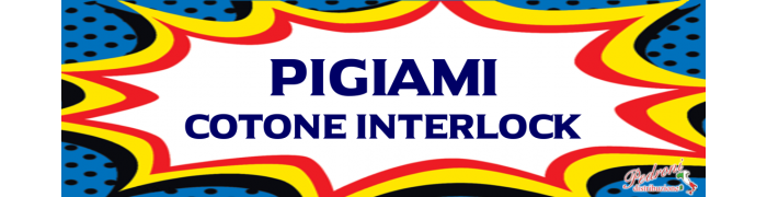 PIGIAMI COTONE INTERLOCK - Ingrosso Pigiami per Neonati, Bambini